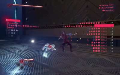 Figuring out combos with Ryu’s new weapon