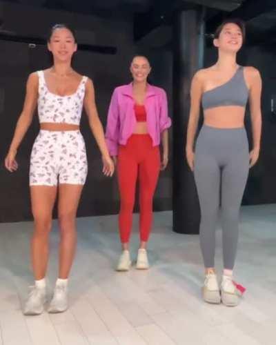 Lily Chee working out loop