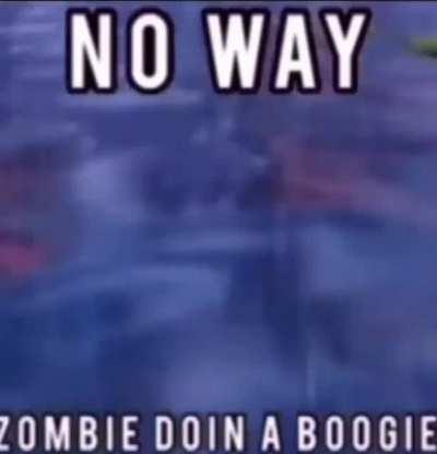 What the zombie doin