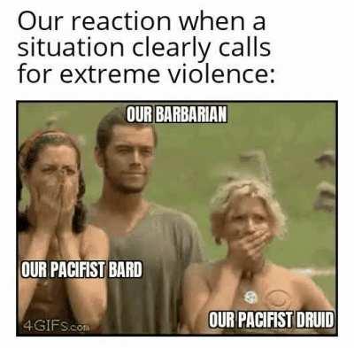 I love playing reckless barbarians