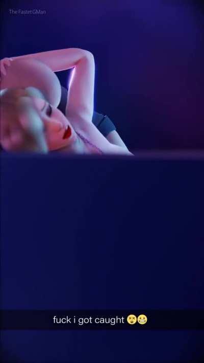 Mercy in night club restroom (The Fastest Gman)