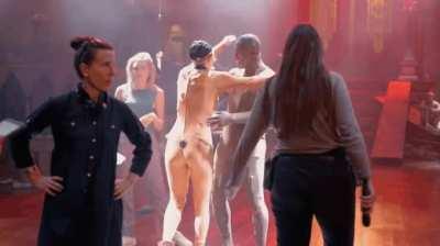 Her ass in this tight suit