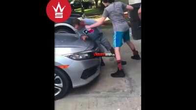 Kid puts his stepdad to sleep after he called his friend the N word