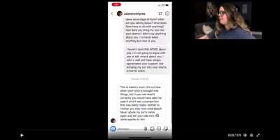 April 30th 2020, Colleen manipulating Kodee Tyler to make a hate video on 17 year old Adam After Adam firstly spoke out in 2020.