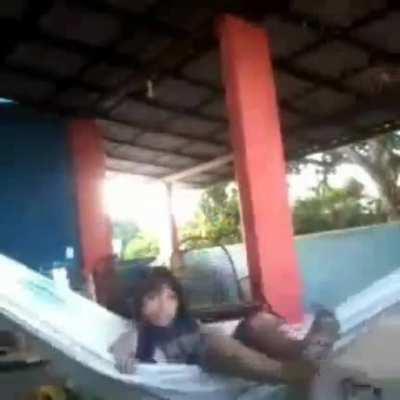 HMJB while I swing on a hammock