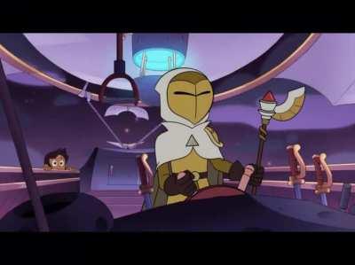 Anyone notice he’s whistling the main theme?