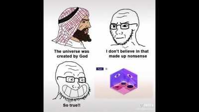 Not sure about you guys, but God seems much more believable