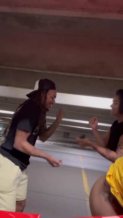 Couple playing who fucks their unicorn