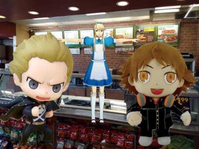 Kanji at sandwitch store. Audio from Pantsahat Video You get dominated at subway.