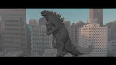 godzilla walkcycle