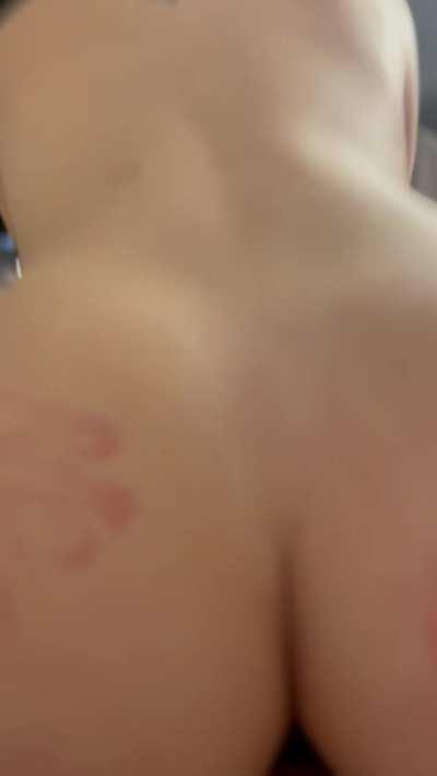 White girl rides a nice Arab cock - Petite salope française s'empale sur une queue de Rebeu