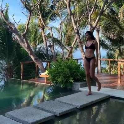 Kelly Gale - best body. Look at the way she walks