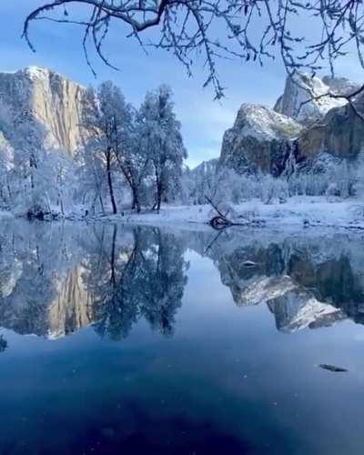 Yosemite National Park in winter