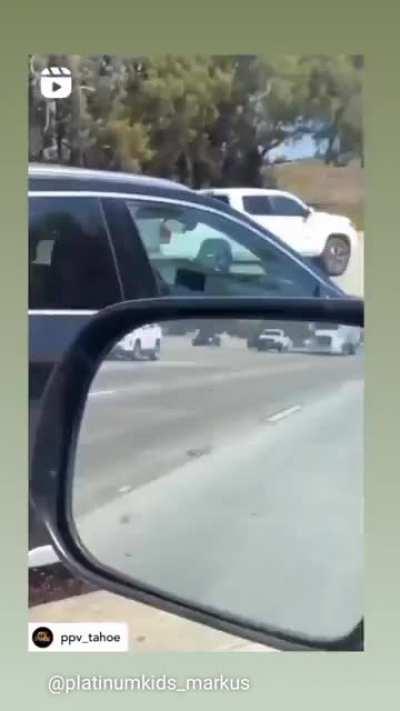 Wtf is she on? The guy talking is just a citizen not a cop.