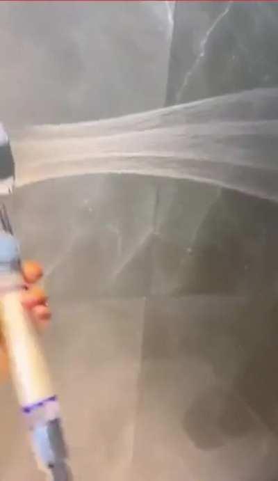 Propellor powered shower head (not my video)