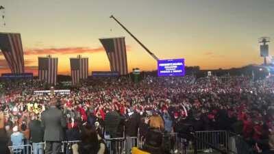 Only a mere 58,000 people showed up to the Butler, Pennsylvania Trump rally