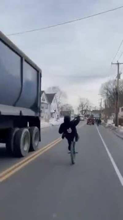 Idiots that do this on the road