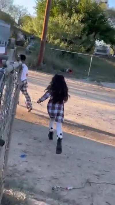 Kid swearing at Grinch.