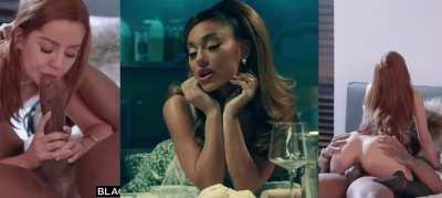 Does Ariana wanna be riding or gagging on that BBC?