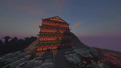 Snowy Japanese City Megabuild!