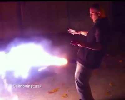 Messing around with fireworks