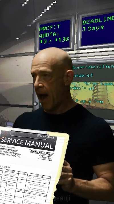 Fletcher finds the service manual
