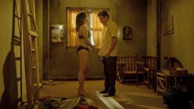 Flora Saini seducing a guy