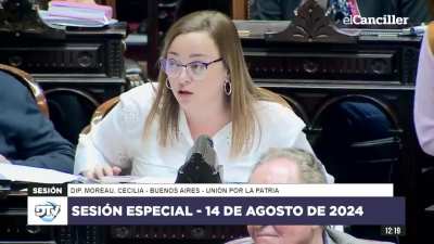 Cecilia Moreau acusó de 