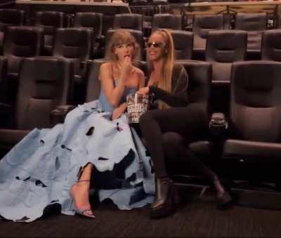 with Beyoncé at the premiere