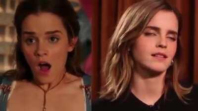 Emma Watson's orgasm faces.