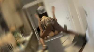 Taking good care of her date