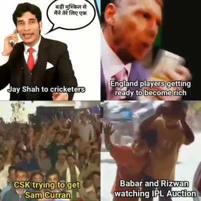 scenes before tomorrow's IPL Auction