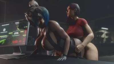 Futa Seong Hui fuck Harley (Lord Breastish) [DC x Yakuza]