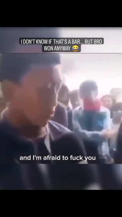 Rap battle between two guys