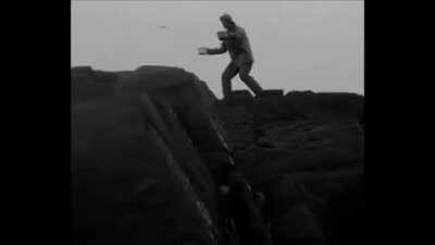 I was rewatching The Lighthouse and I thought this scene fit this sub. I'm not sure if anyone has done this yet though.