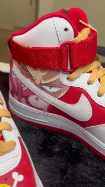 My custom AF1’s aka AF One-Piece by u/Burciaga_87. These are the final product, what do y’all think?