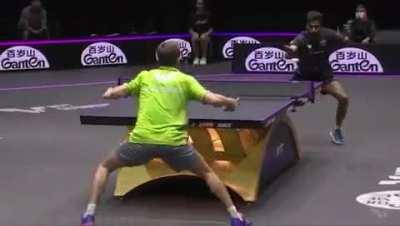 God Tier Table Tennis at a WTT Budapest match