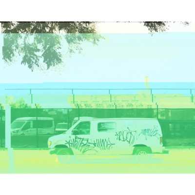 film photography + datamoshing