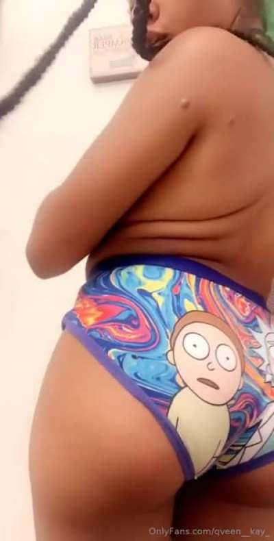 lil slan in rick and morty panties