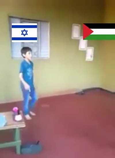 Don't blame it on Palestine if you caused them to do it in the first place lmao