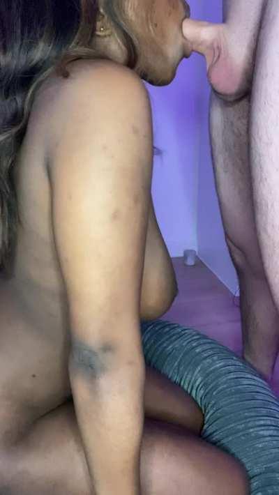 First time showing you guys how i suck white dick, what do you think?