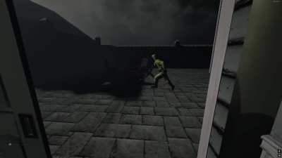 running away from your problems for them to do a 180 on you...