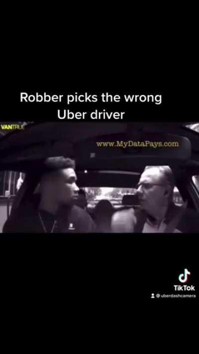To rob an uber