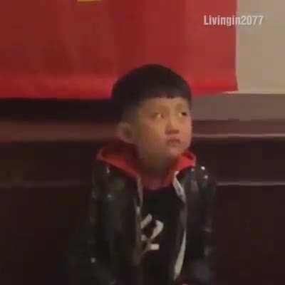 I guess he needs to let his mom loose a bit.