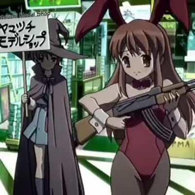 2 lovely ladies the one in the back looks like rei