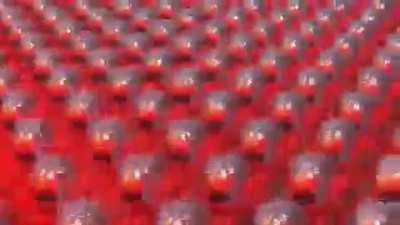 Comrade Elmo is dancing for the Motherland