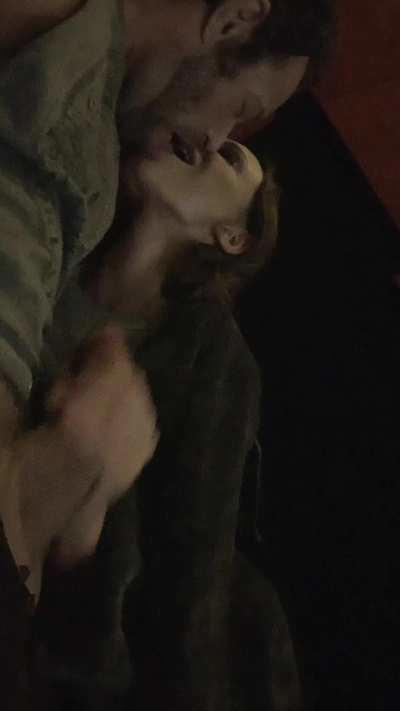 Pornstars fucking in a movie theater 