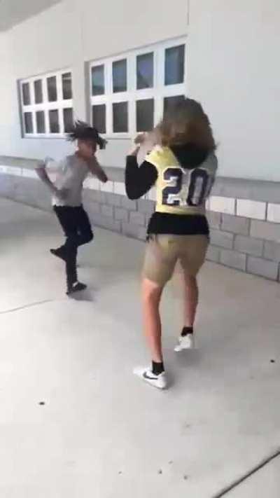 A fight that happened at my high school today