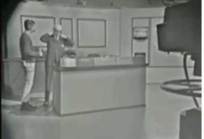 News station switches from black/white to color TV for the first time