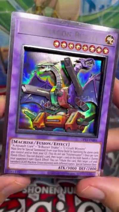 3D ABC-Dragon Buster Yu-Gi-Oh! Shadowbox card Alteration.